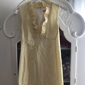 Yellow seersucker Lilly 💛perfect summer dress